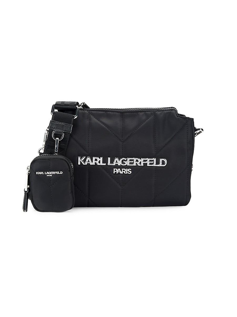 Karl lagerfeld black crossbody bag sale