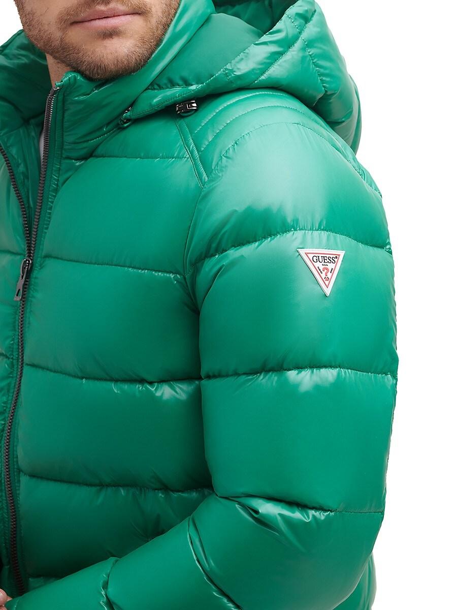 Guess green shop parka