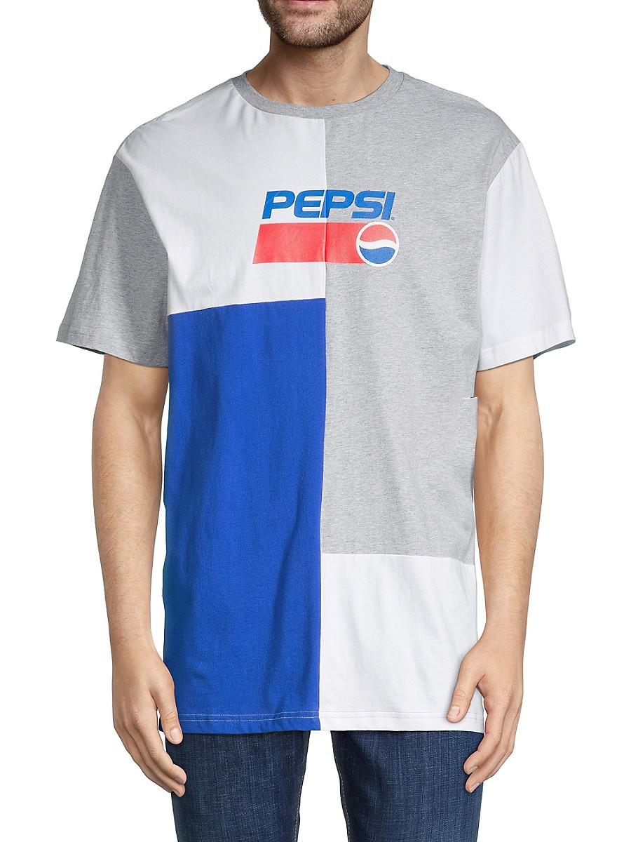 Fila Cotton X Pepsi Colorblock T-shirt in Gray for Men | Lyst