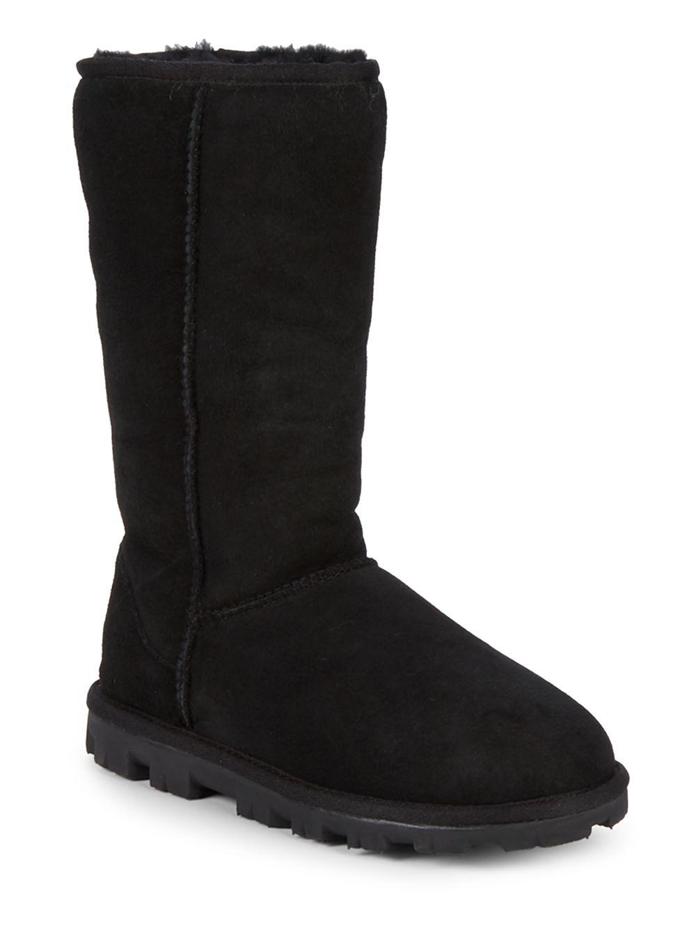 UGG Wool Australia Essential Tall Boot in Black - Lyst