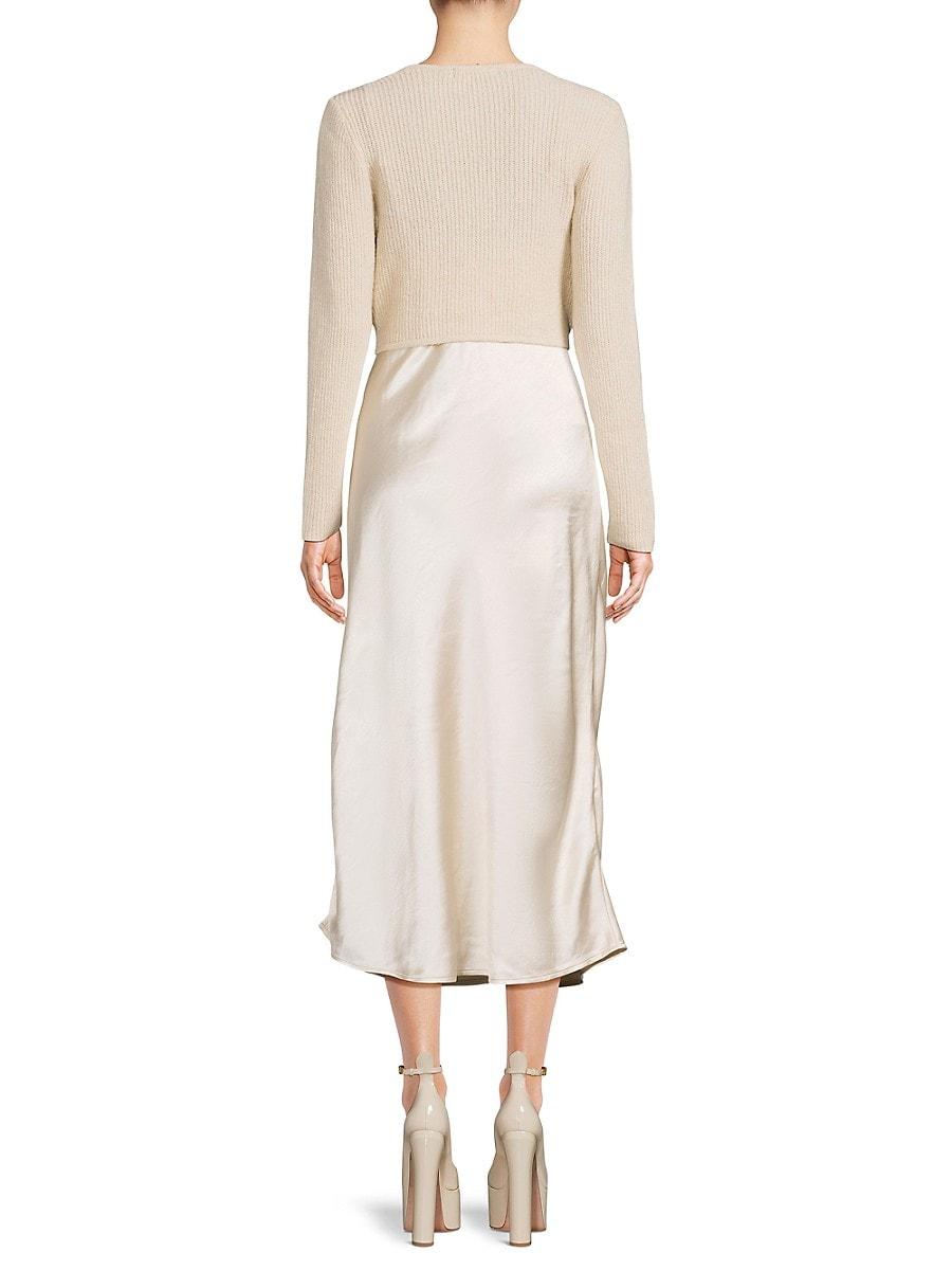 Midi Slip Turtleneck And Slip Dress MIDI SLIP DRESS