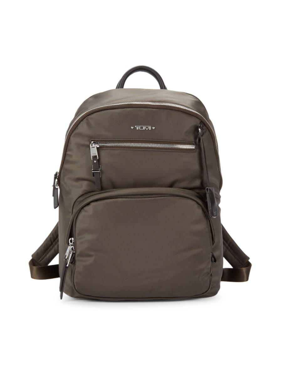 Tumi Hilden Nylon & Leather Backpack - Mink Silver in Metallic | Lyst