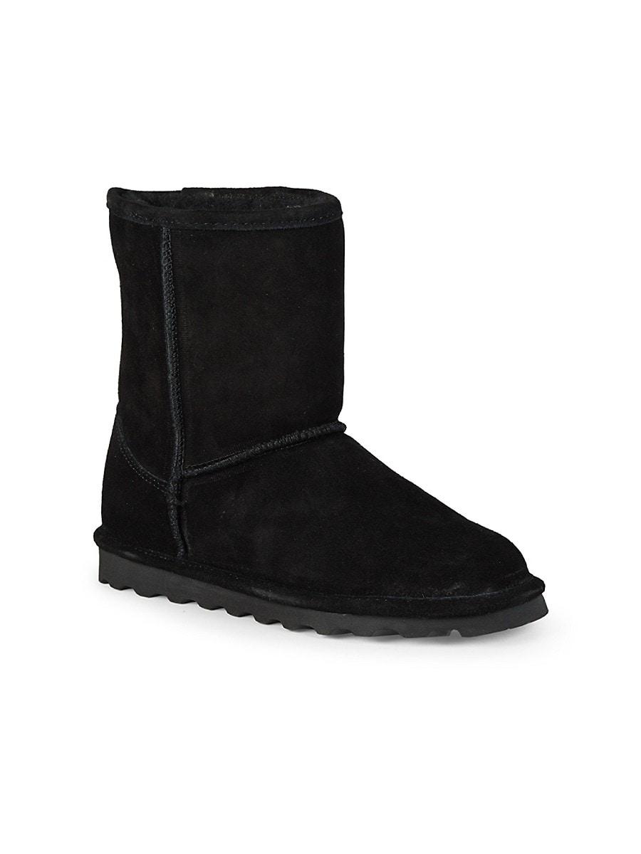 bearpaw black suede boots