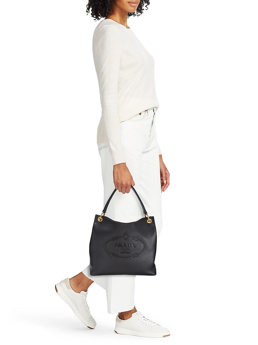 Prada vitello phenix nero discount