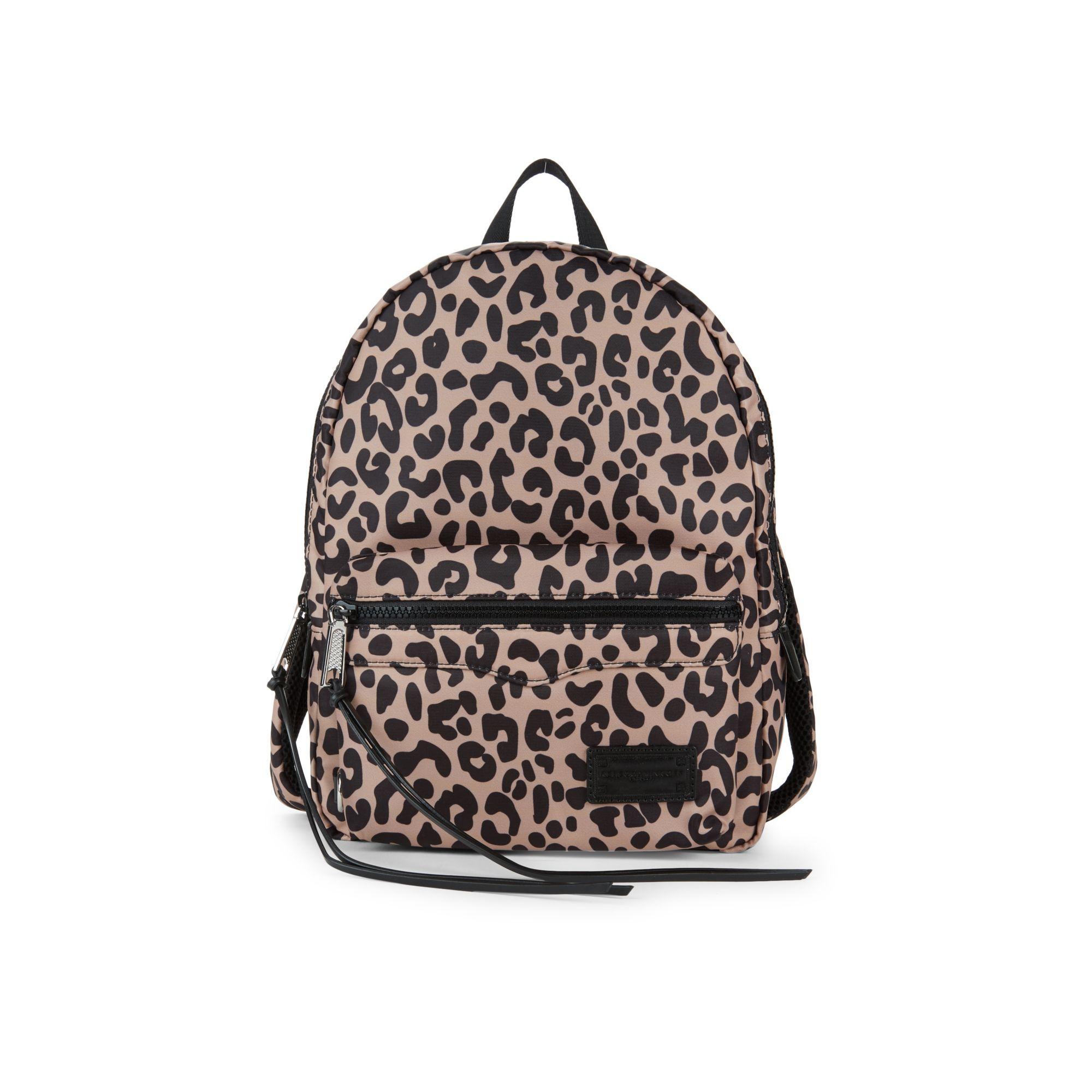 Rebecca Minkoff Medium Leopard Print Backpack | Lyst UK