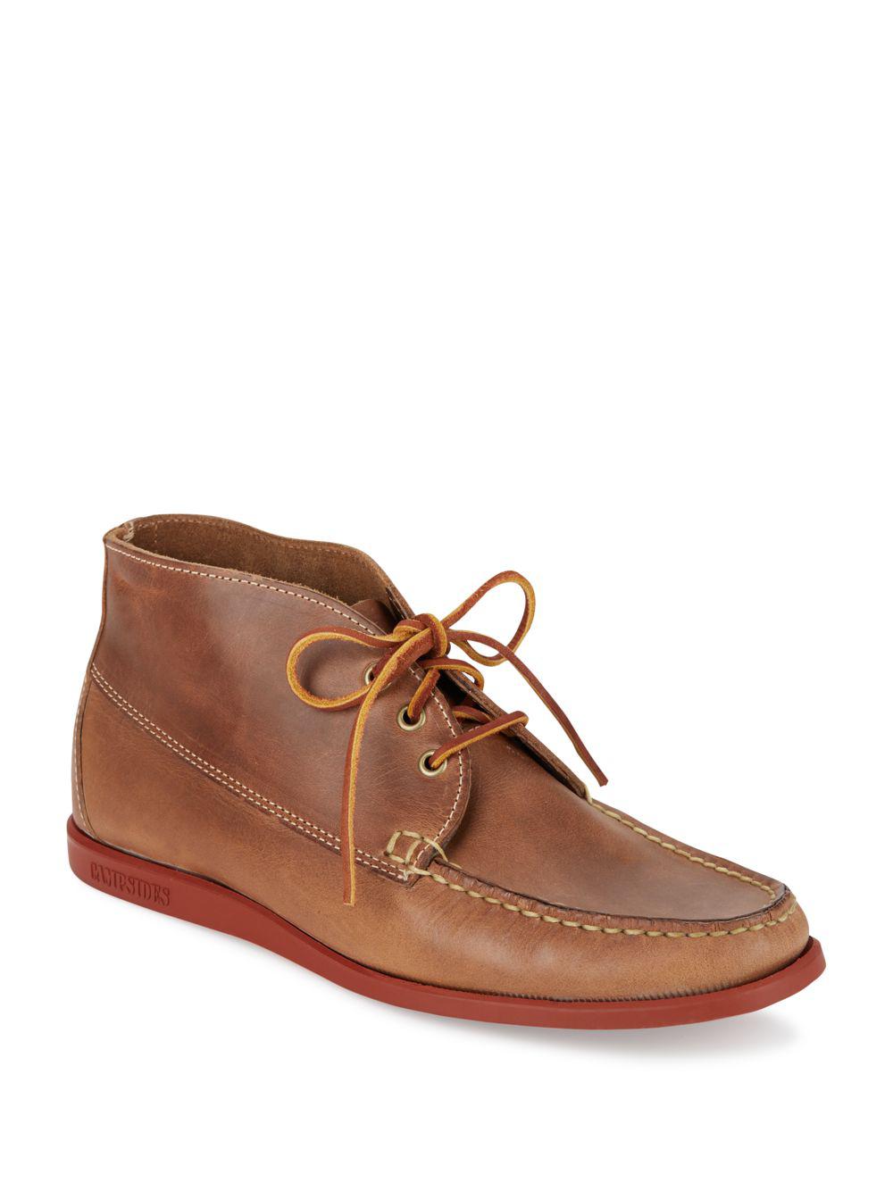 sebago cuir marron