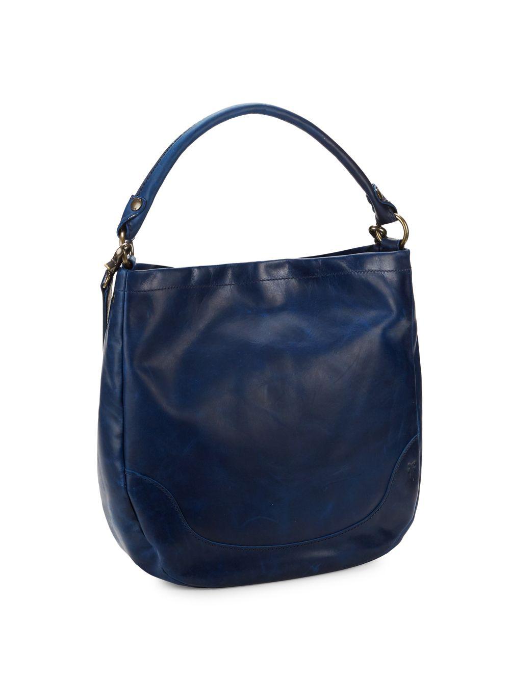 Frye melissa leather online hobo bag