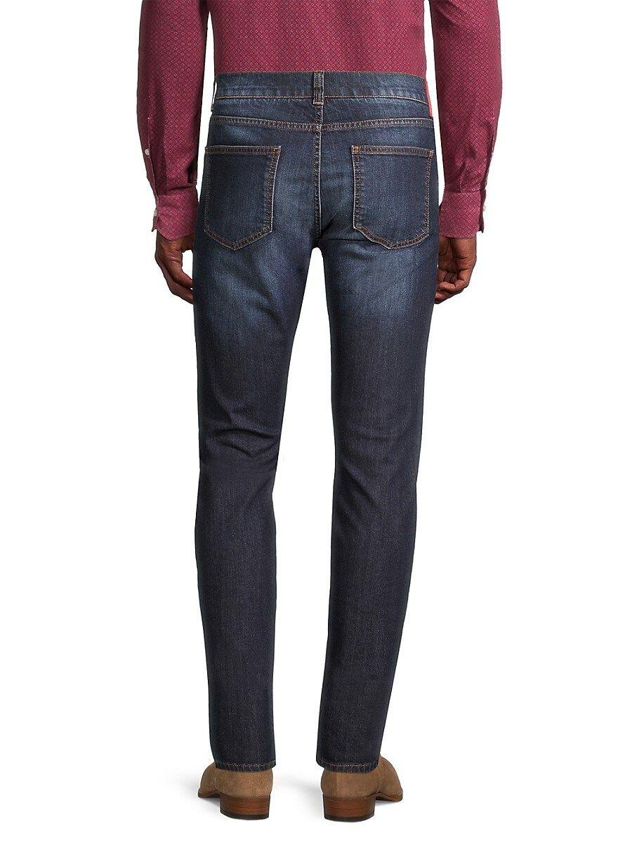 Isaia Classic Five-pocket Jeans in Blue for Men | Lyst