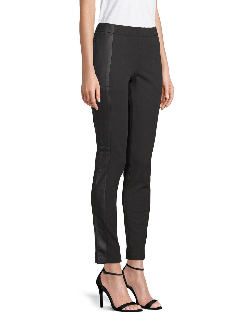 club monaco leather leggings