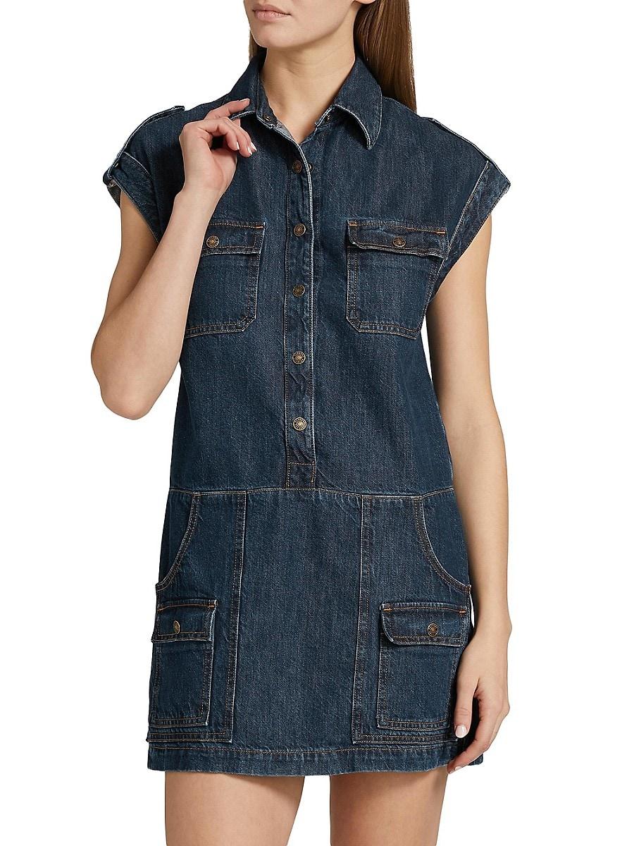 Designer Blue Denim Shift Dresses for Women Up to 60% off Lyst