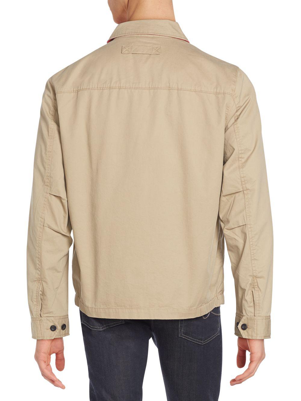 GANT Regularfit Cotton Golf Jacket in Natural for Men Lyst