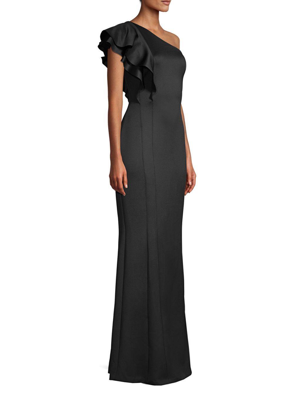 black halo mabel gown