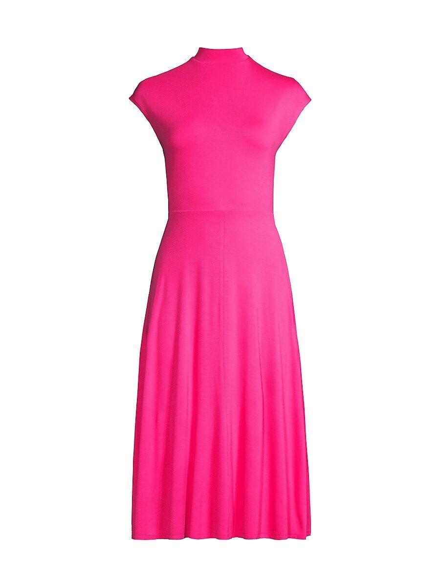 BOSS by HUGO BOSS Ellira Midi-dress in Pink | Lyst