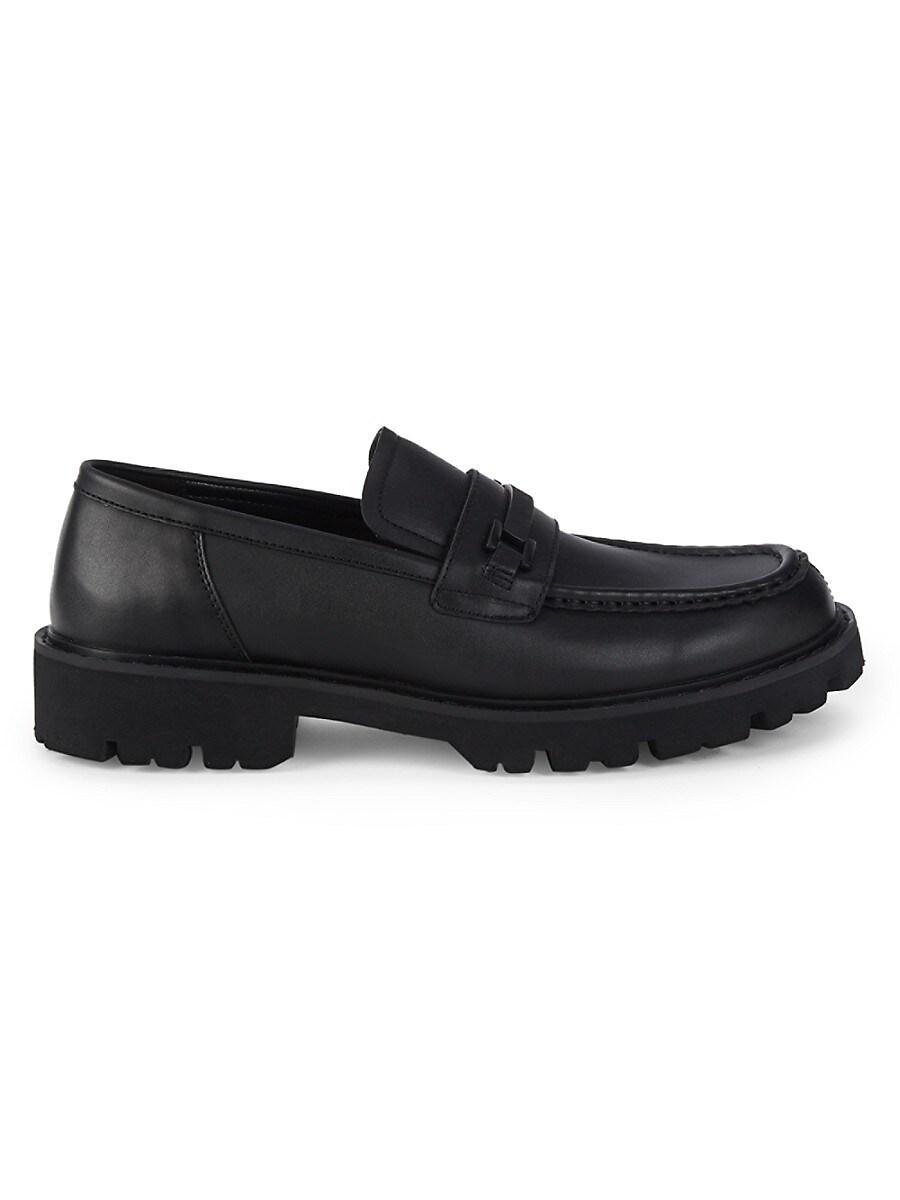 Calvin Klein Venti 2 Lug Sole Loafers in Black for Men | Lyst