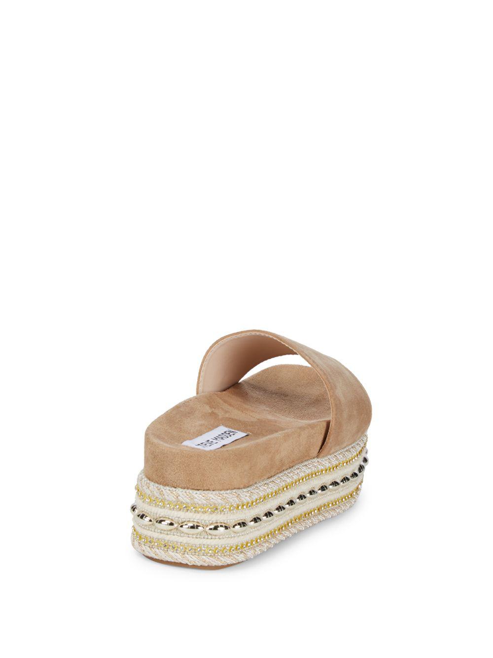 steve madden espadrille slides