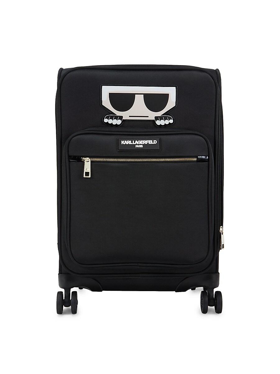 Karl Lagerfeld 20inch Logo Spinner Suitcase in Black Lyst