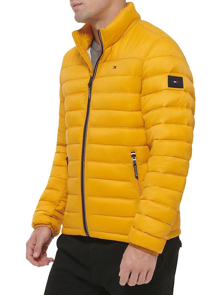 Tommy Hilfiger Classic Mock Neck Packable Puffer Jacket in Red for Men |  Lyst