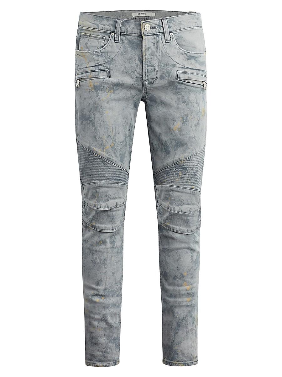 Hudson Jeans The Blinder V2 Skinny Biker Jeans in Blue for Men