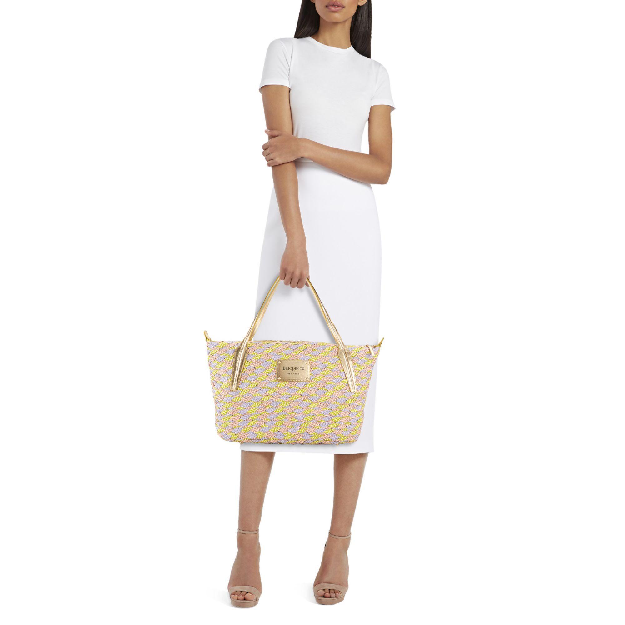 eric javits straw tote