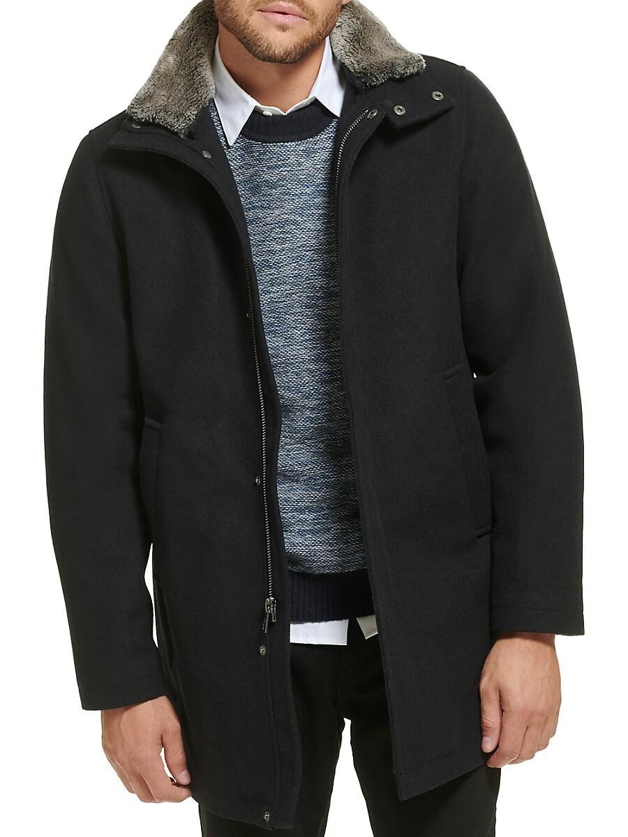 Calvin klein coat with 2025 fur