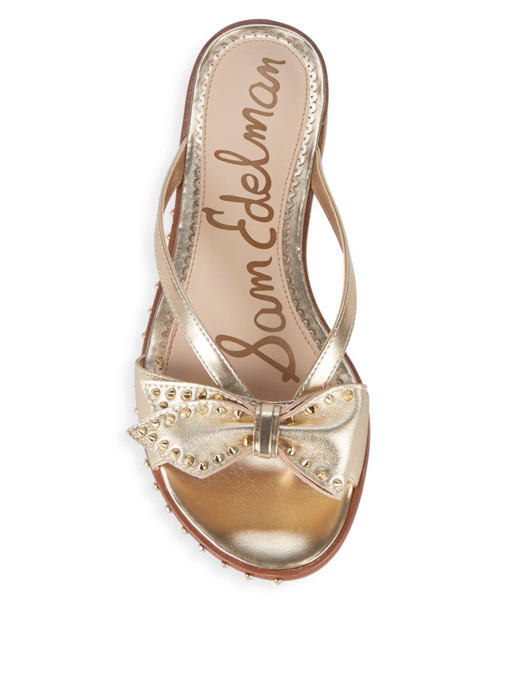 Sam edelman 2025 bow sandals