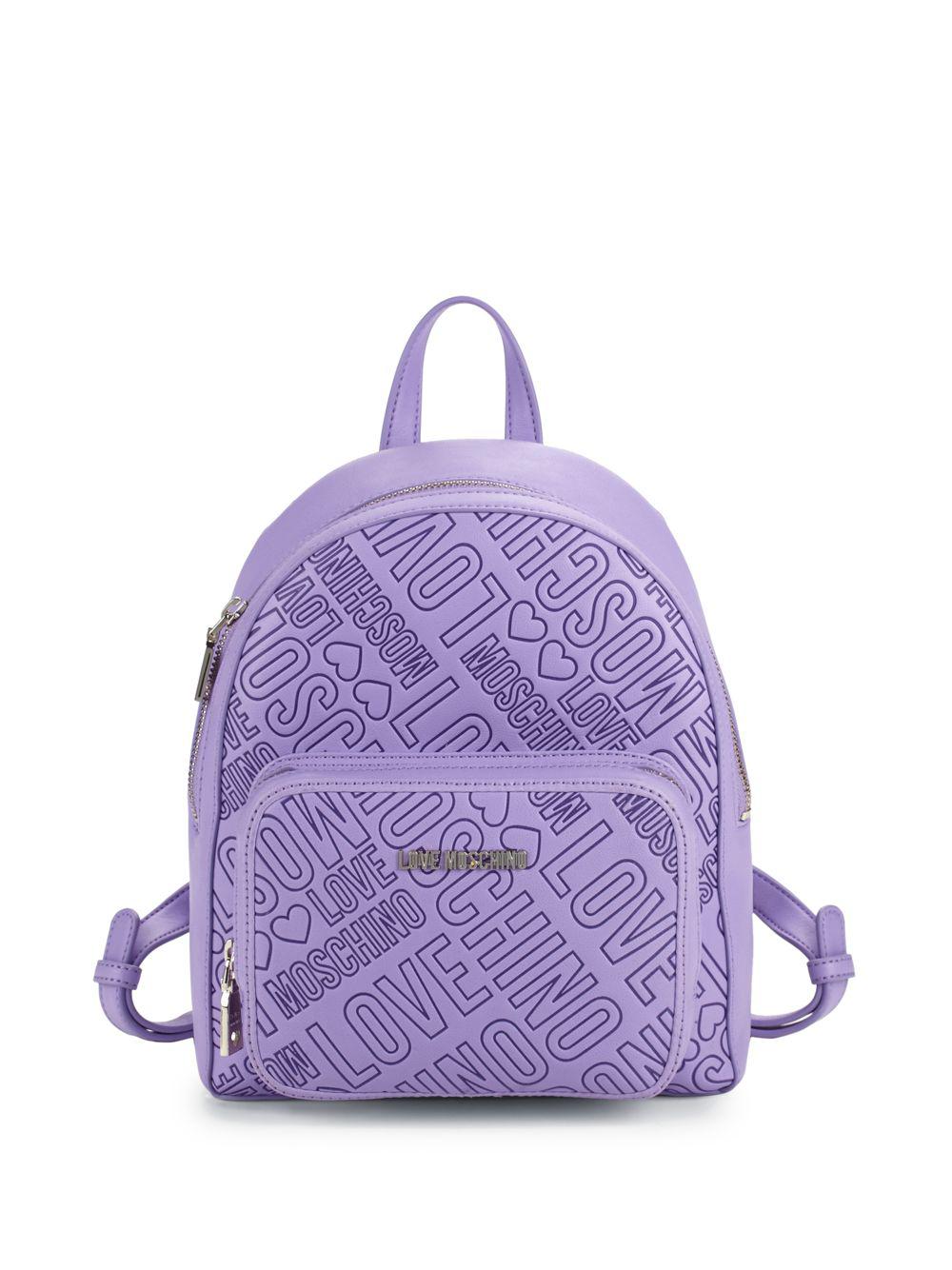 LOVE MOSCHINO WOMAN BACKPACK EMBOSSED 