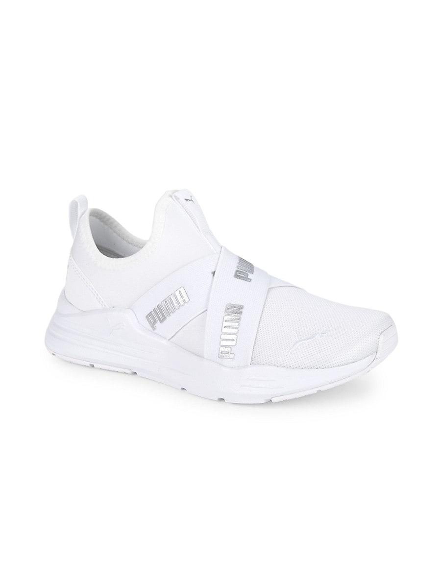PUMA Wired Run Slip-on Sneakers in White - Lyst