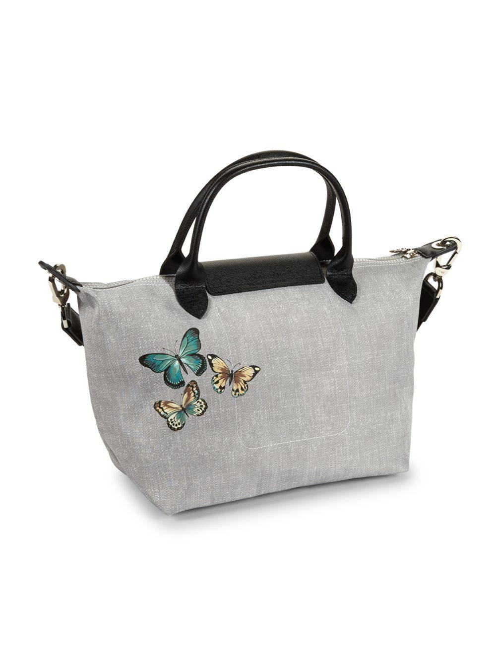 longchamp butterfly tote
