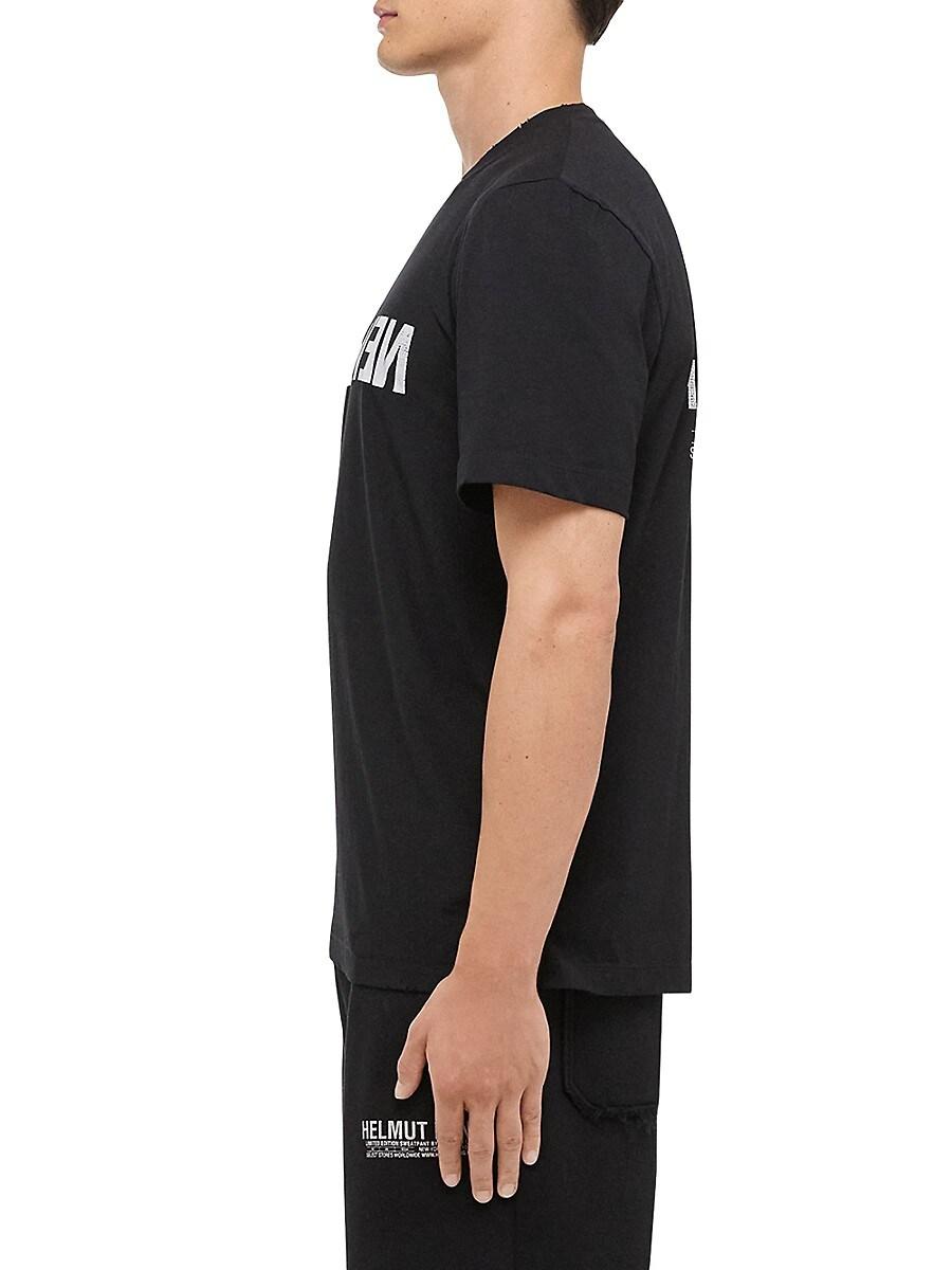 HELMUT LANG Reverse Print Tee White M