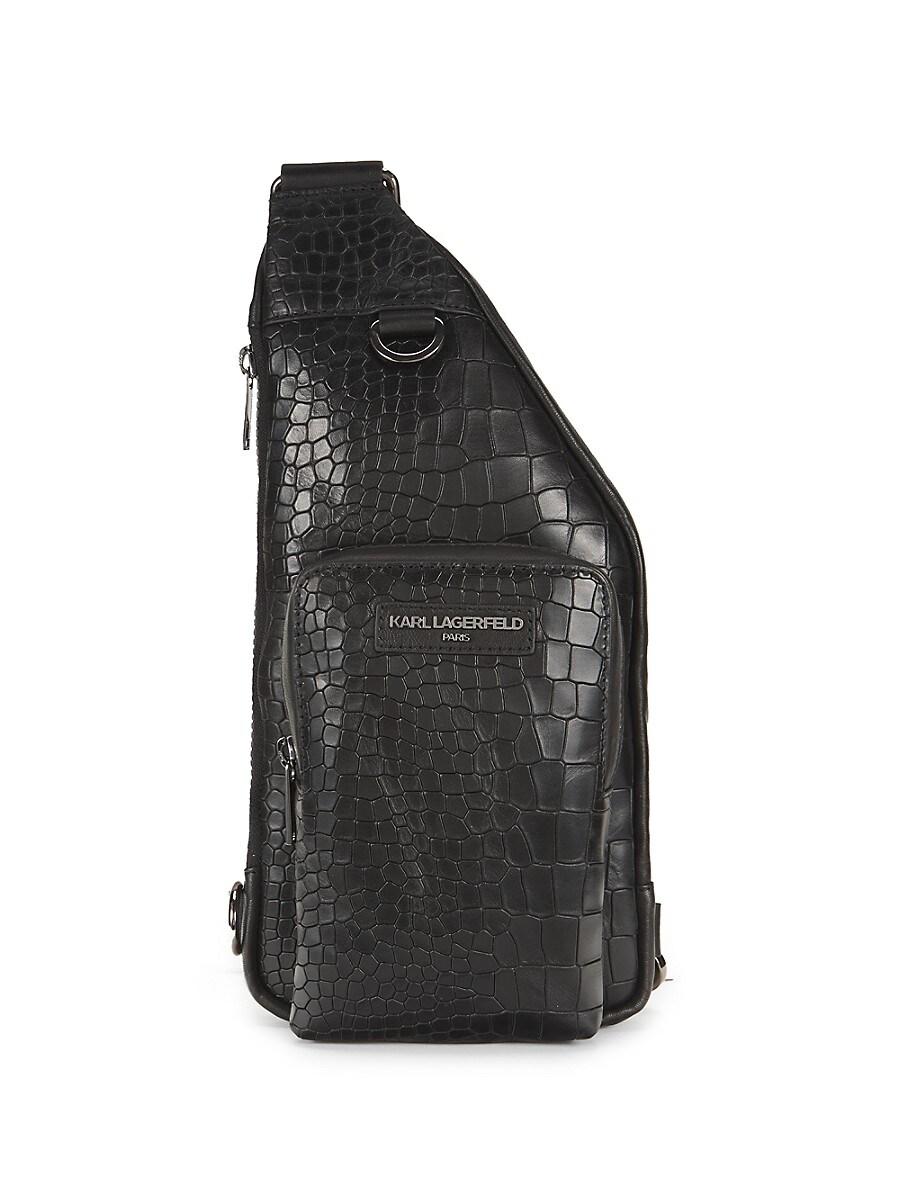 ショルダーバッグ KARL LAGERFELD Men Messenger Bags A1M32033999 BLACK Karl Lagerfeld(カール ラガーフェルド) ショルダーバッグ