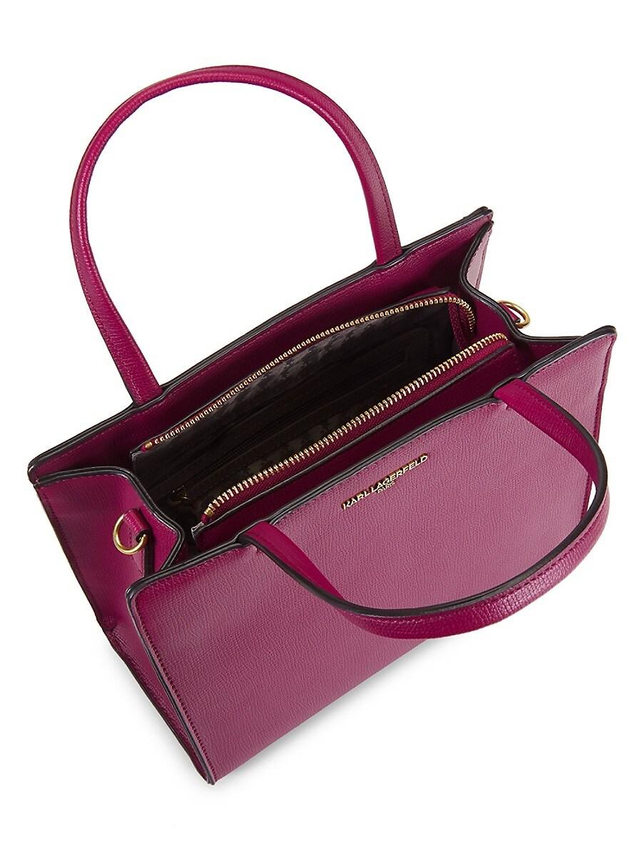Karl Lagerfeld Maybelle Two-Way Satchel | Lyst