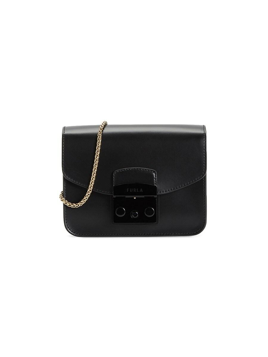 Furla black metropolis mini crossbody hotsell