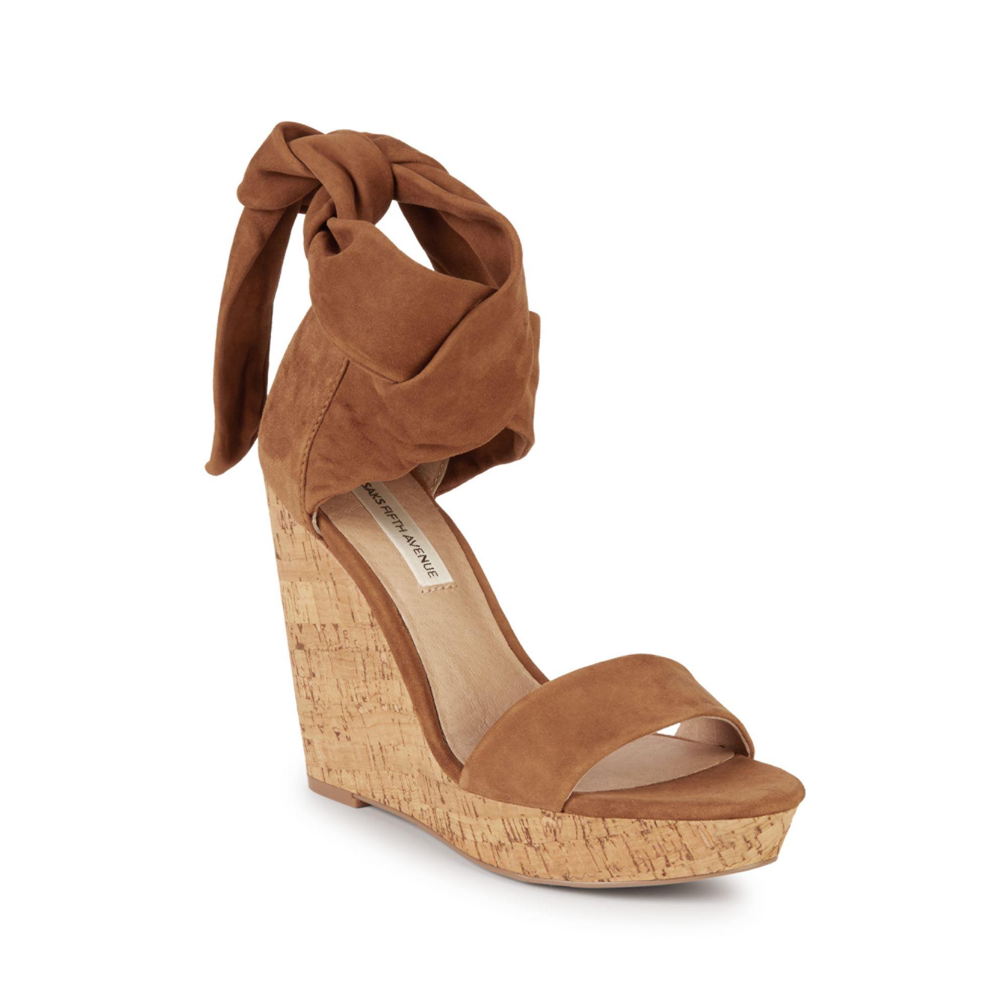 Saks wedges Clearance