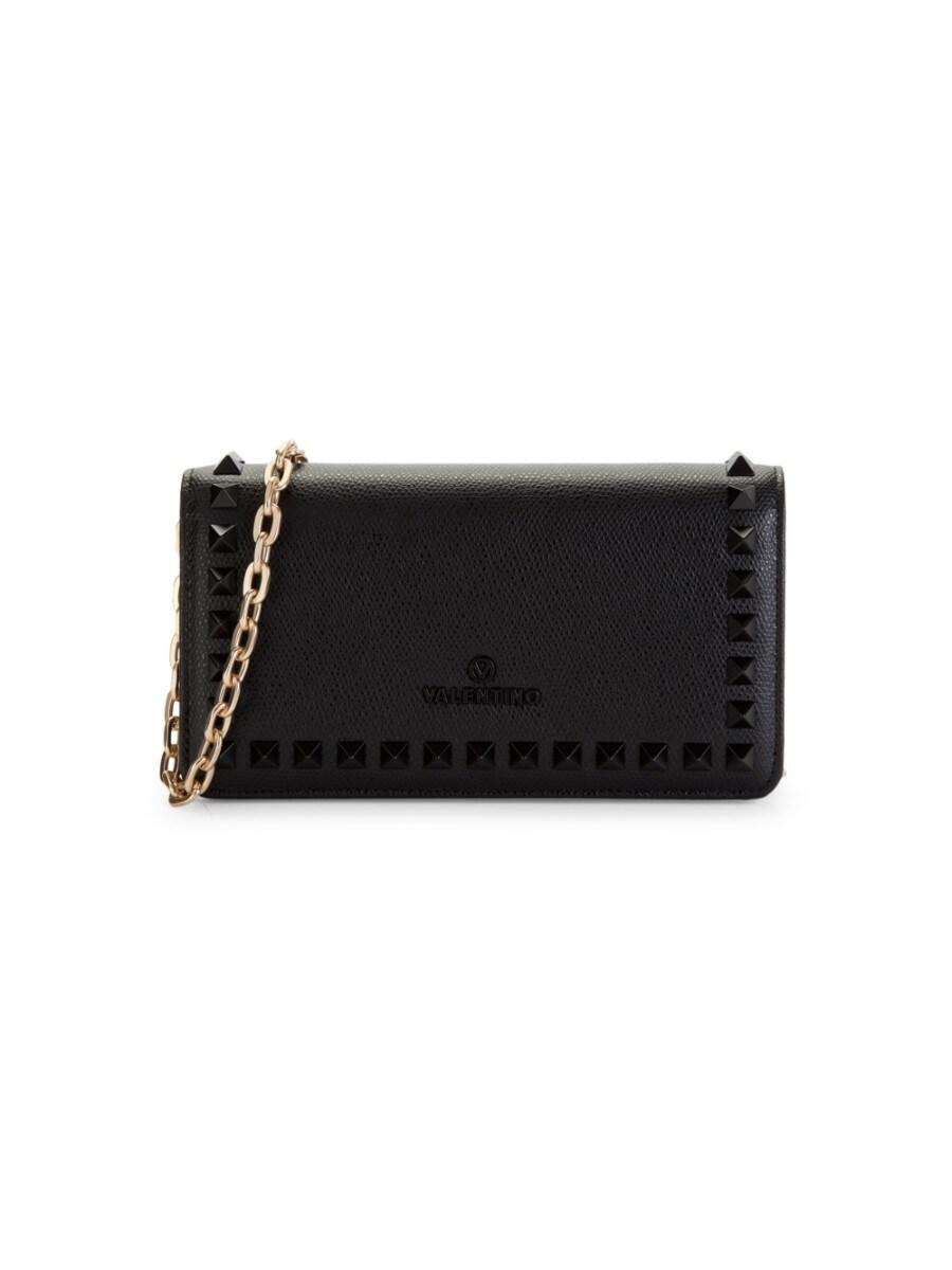 studded leather wallet