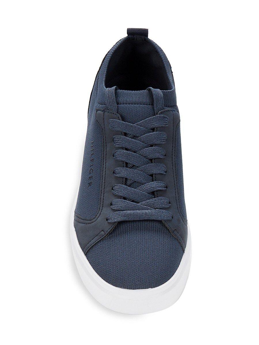 Tommy Hilfiger Low Top Sock Sneakers in Blue for Men | Lyst