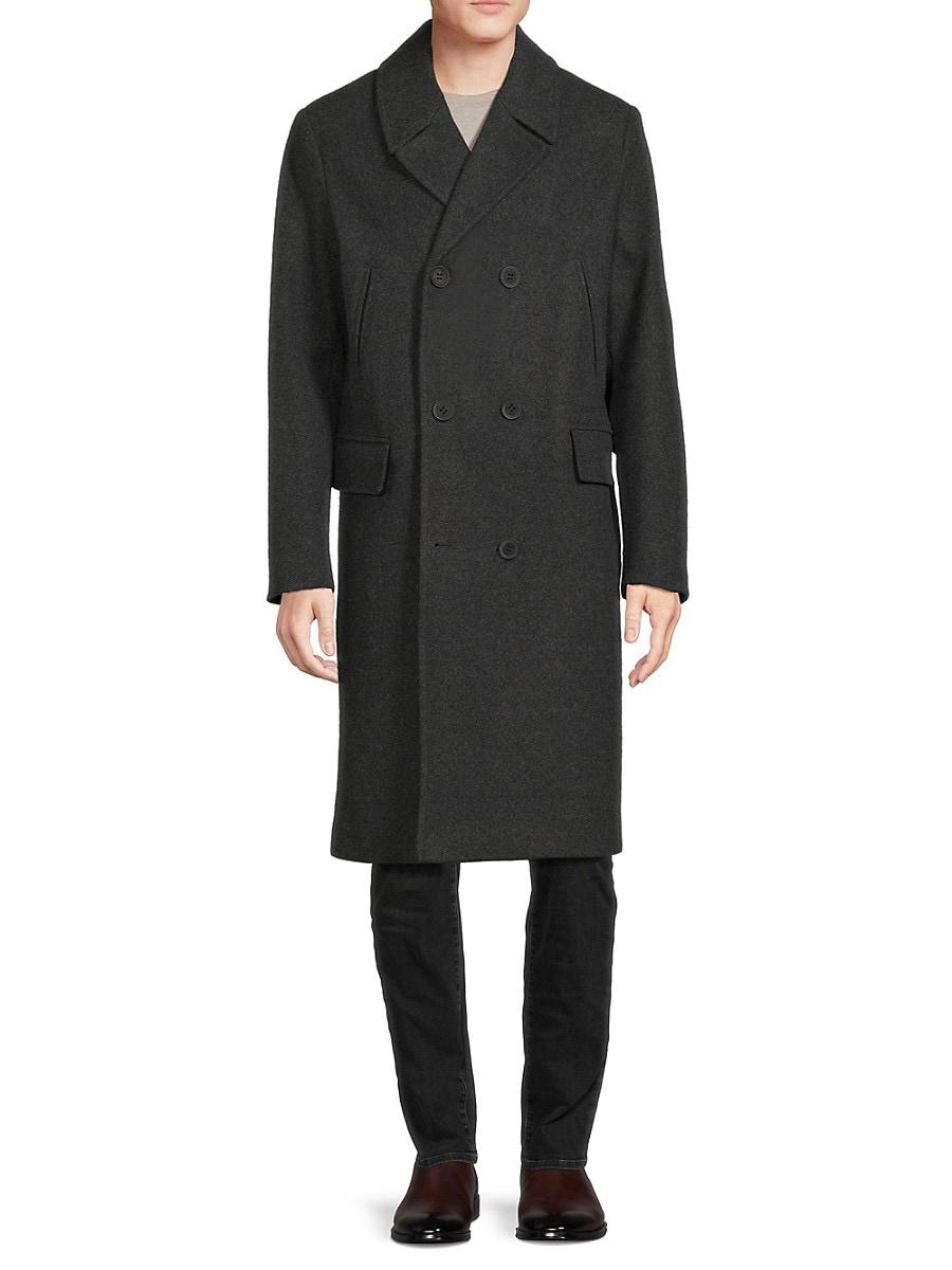 Cole haan double breasted trench coat sale