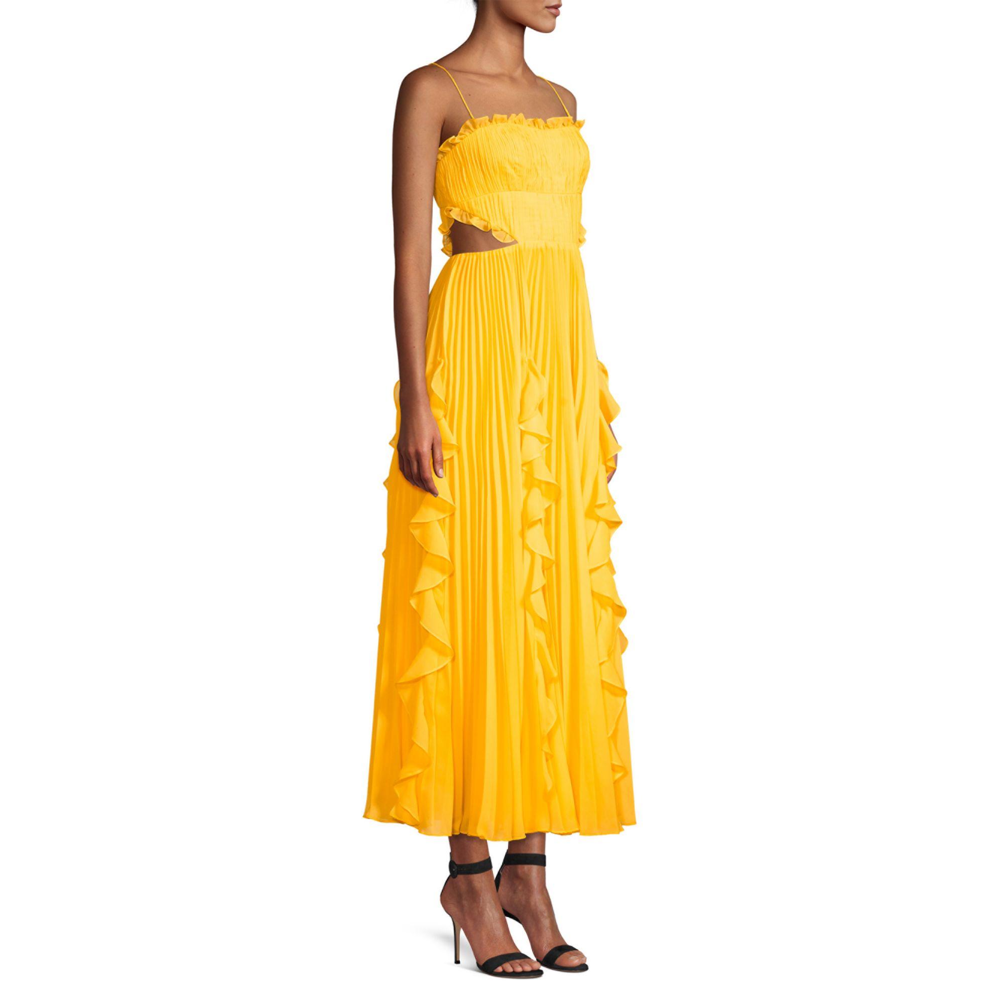 amur yellow dress