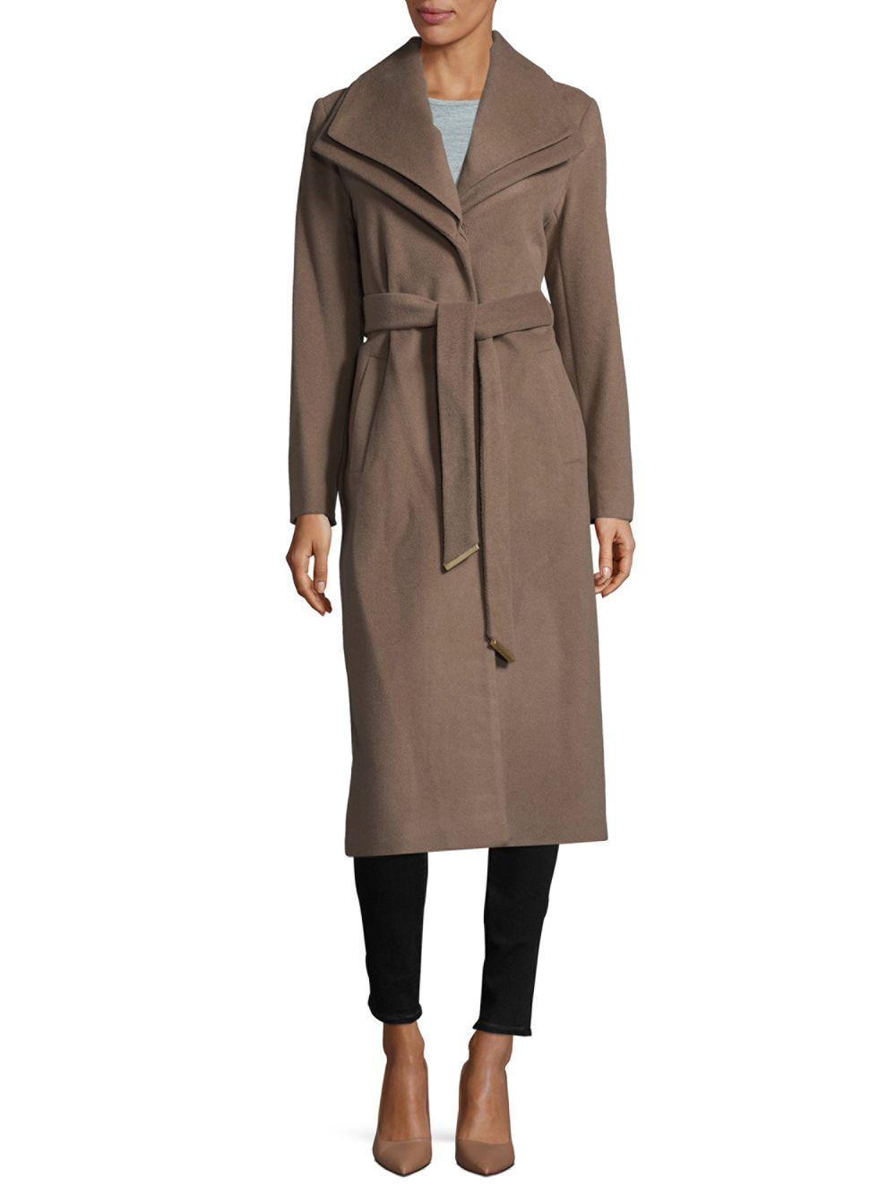 t tahari elliot wrap coat