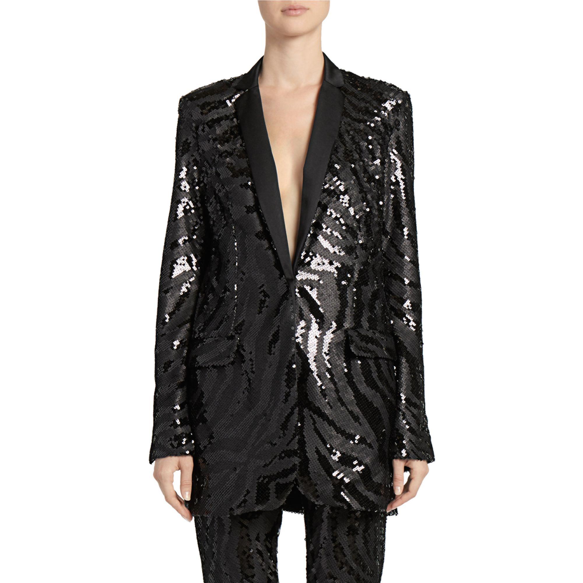 sequin tuxedo women's