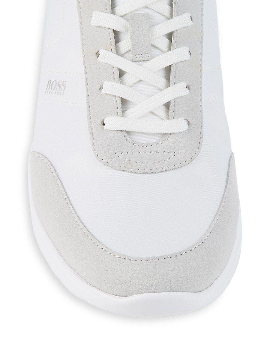 BOSS by HUGO BOSS Extreme Colorblock Running Shoes in White for Men | Lyst