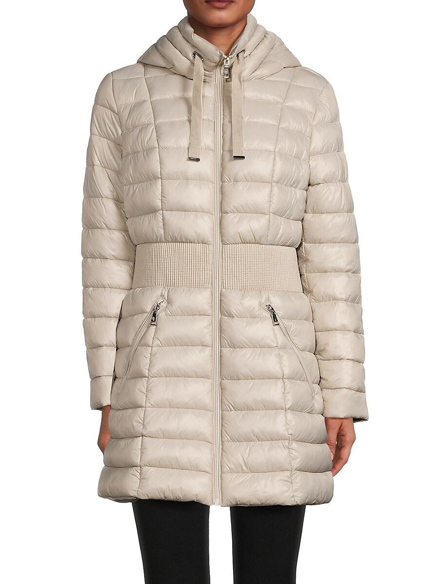 Elie Tahari T Tahari Irene Hooded Puffer Jacket in Blue Lyst UK