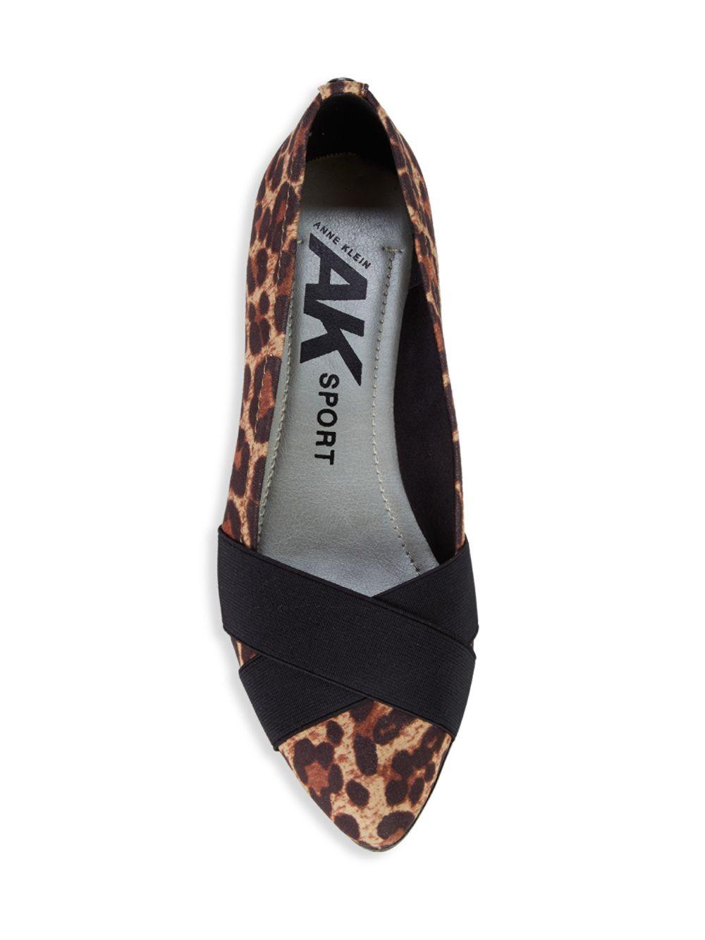 anne klein sport shoes leopard print