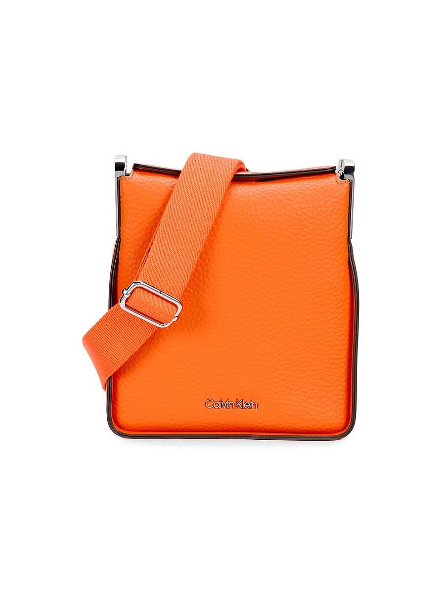 Orange calvin klein crossbody bag hotsell