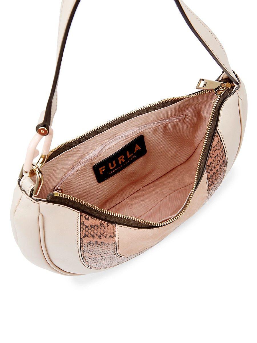 Furla discount snakeskin handbag