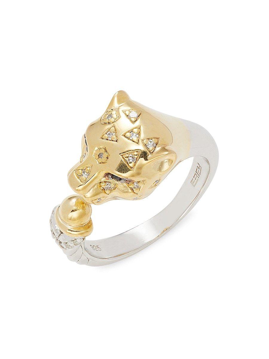 Manufacturer of Mens gold designer jaguar ring-mr379 | Jewelxy - 146761