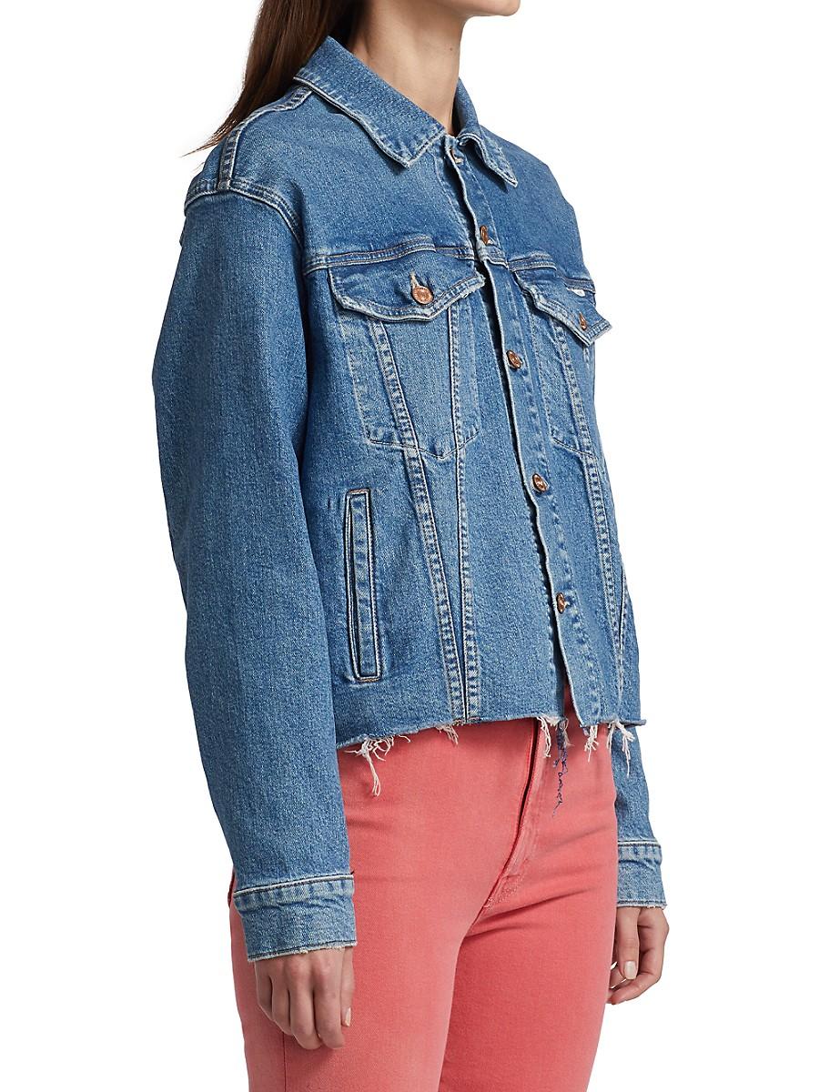 Mother The Cut Drifter Denim Jacket in 
