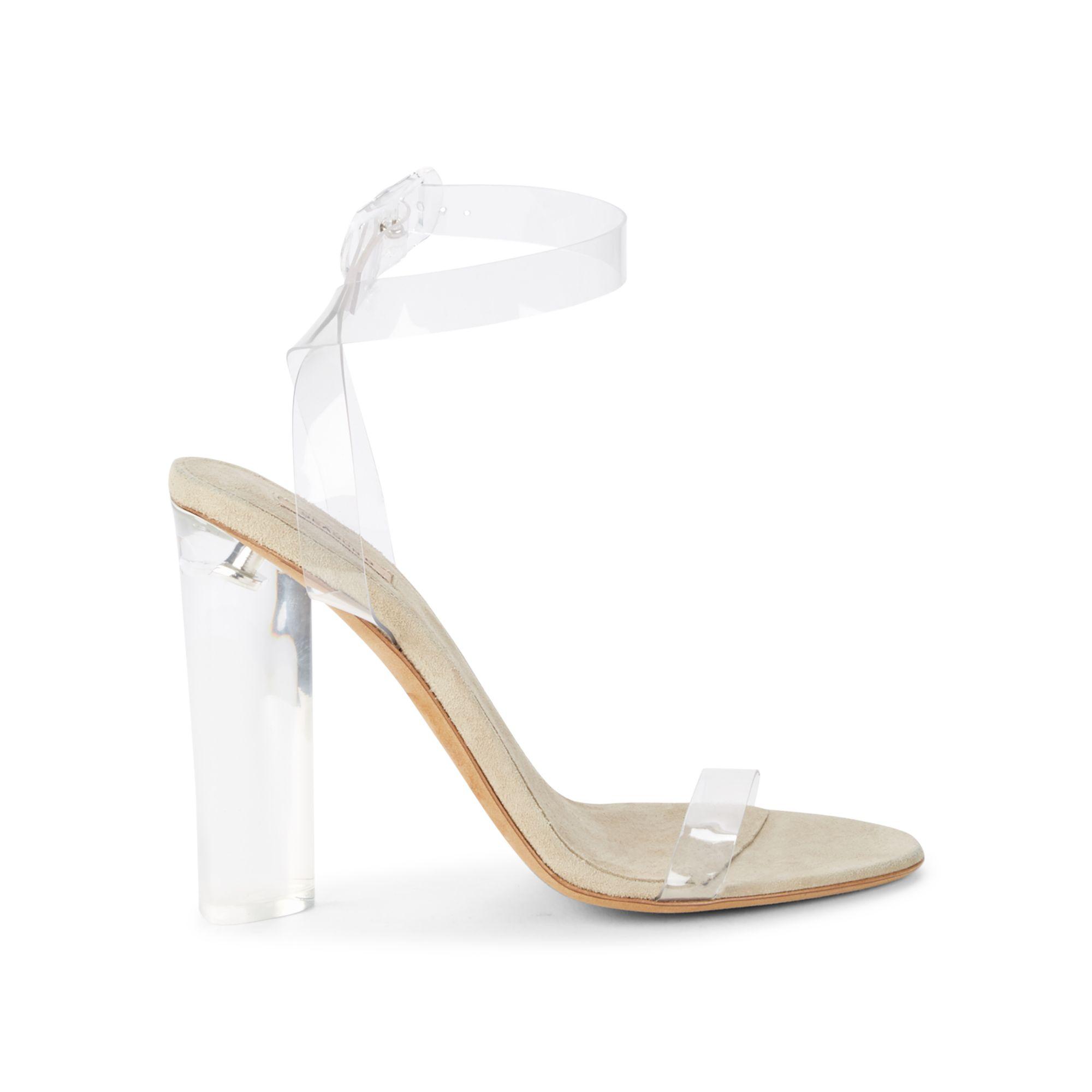 pvc yeezy heels