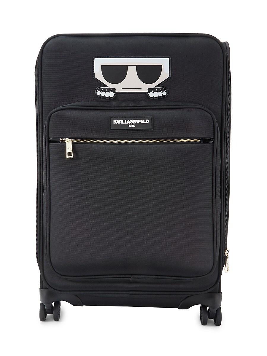 Karl Lagerfeld 30inch Logo Spinner Suitcase in Black Lyst
