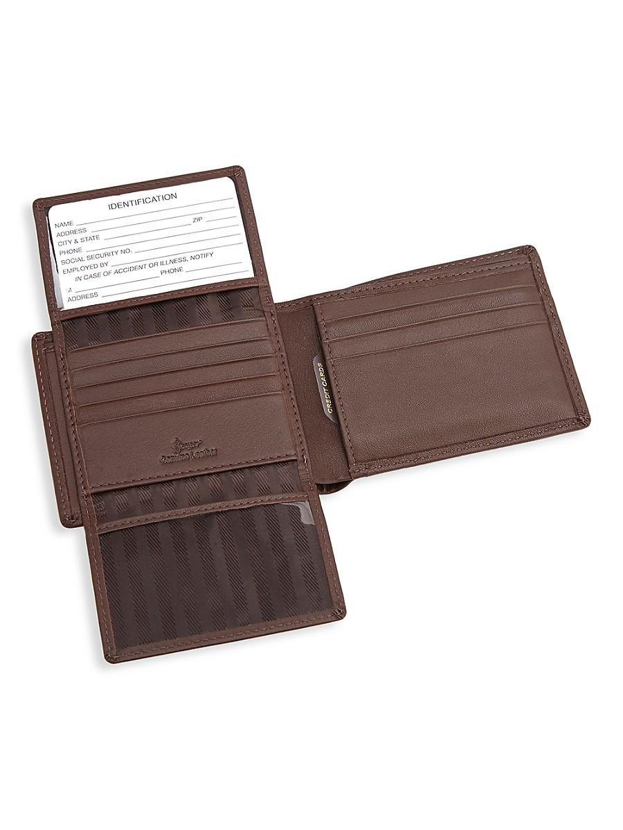 Royce New York Compact Leather Wallet