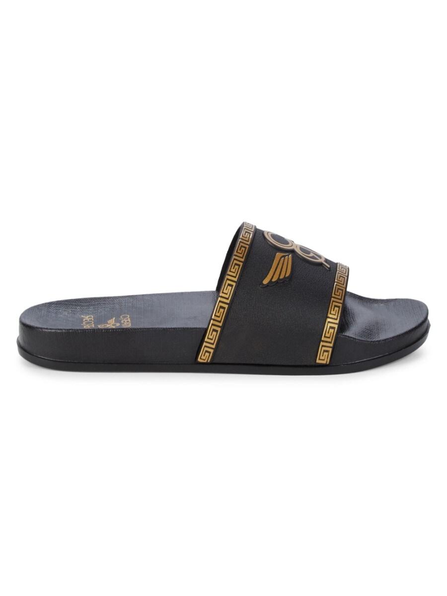 Creative Recreation Synthetic Vicenza Logo Slides in Black Gold (Black) for  Men - Lyst